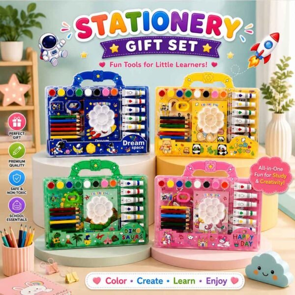 Kids Fancy Stationery Gift Set| painting set| mini stationery set