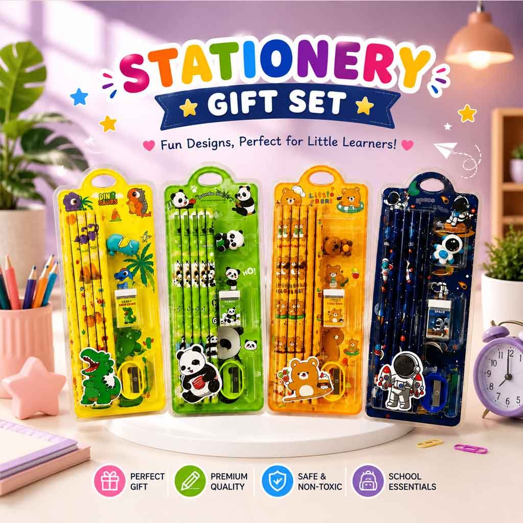 Kids Fancy Stationery Gift Set| painting set| mini stationery set Kids Fancy Stationery Gift Set| painting set| mini stationery set