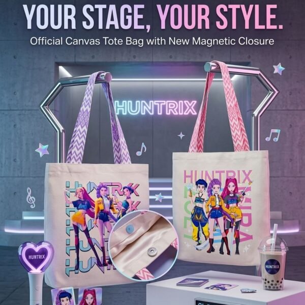 K-Pop Canvas Tote Bag| Canvas Tote Bag| Shoulder Bag for Girls| Cute Tote Bag