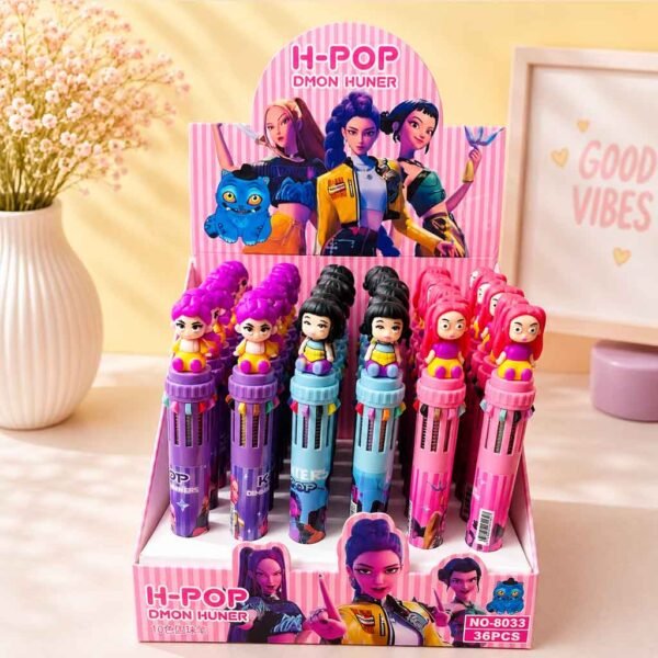 Huntrix 10-in-1 pen| multicolor pen| ballpoint pen