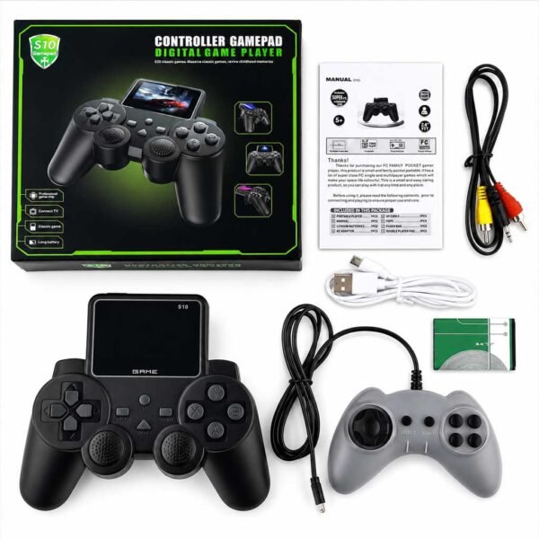 retro handheld console|s10 gamepad| mini game box