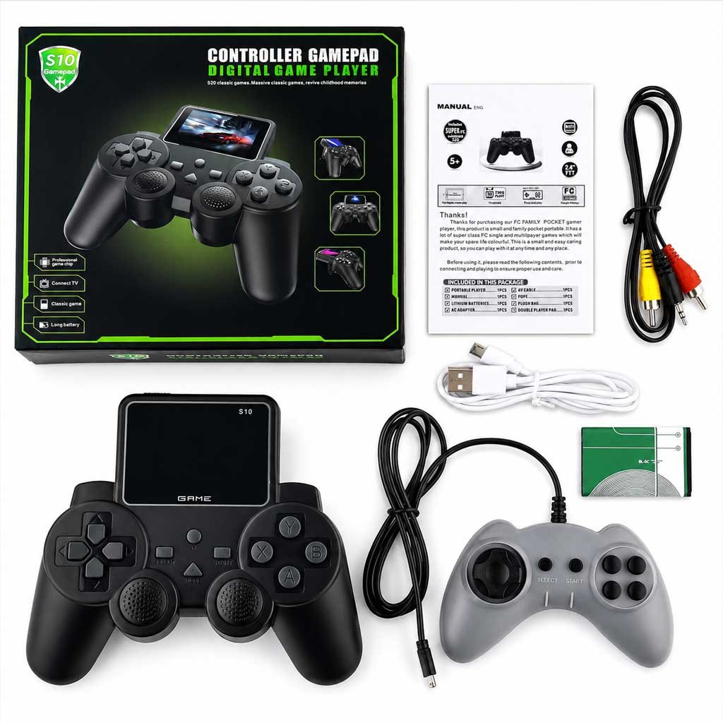 retro handheld console|s10 gamepad| mini game box retro handheld console|s10 gamepad| mini game box