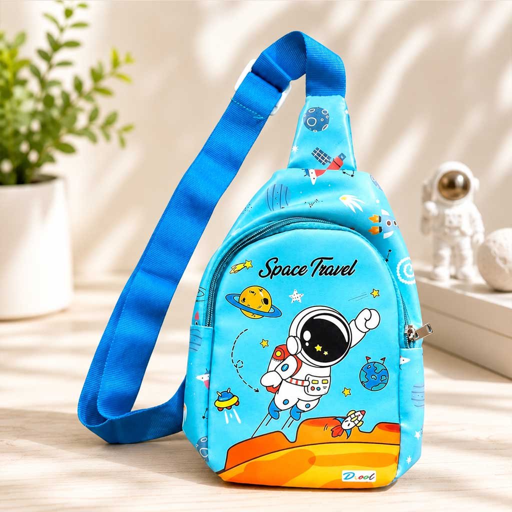 Space Themed Chest Bag|chest sling bag |front bag chest bag| chest pouch|front bag|cartoon bags