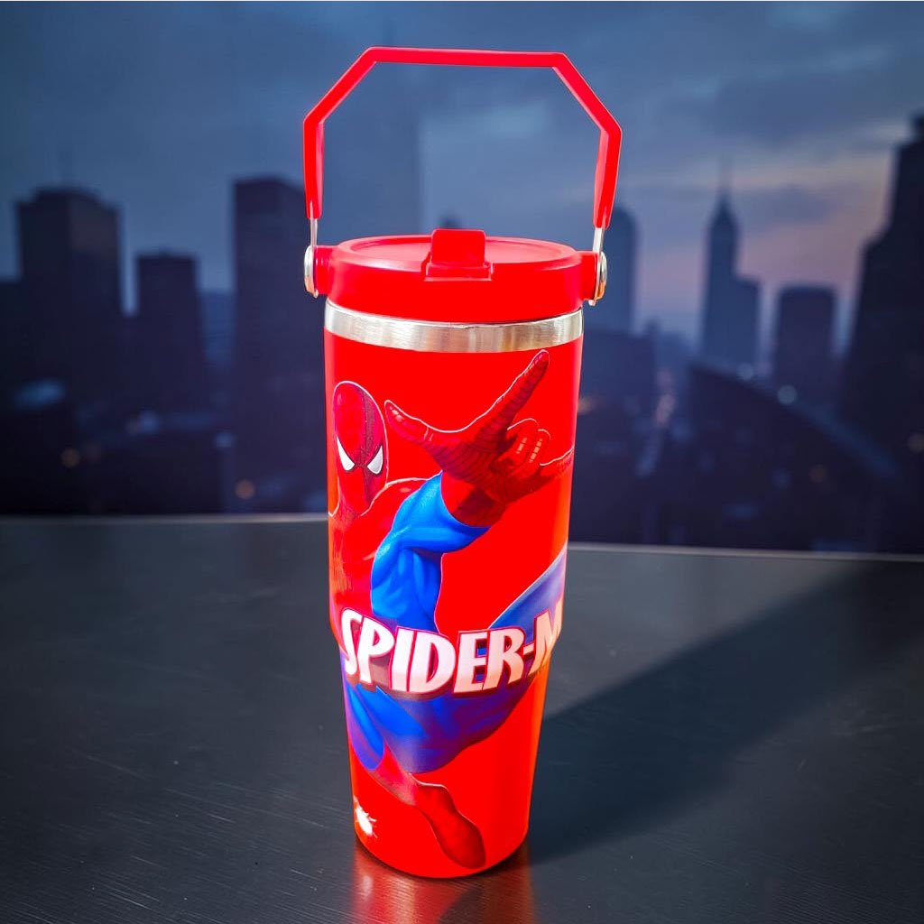 stainless steel tumbler| insulated Steel travel tumbler| spiderman tumblers
