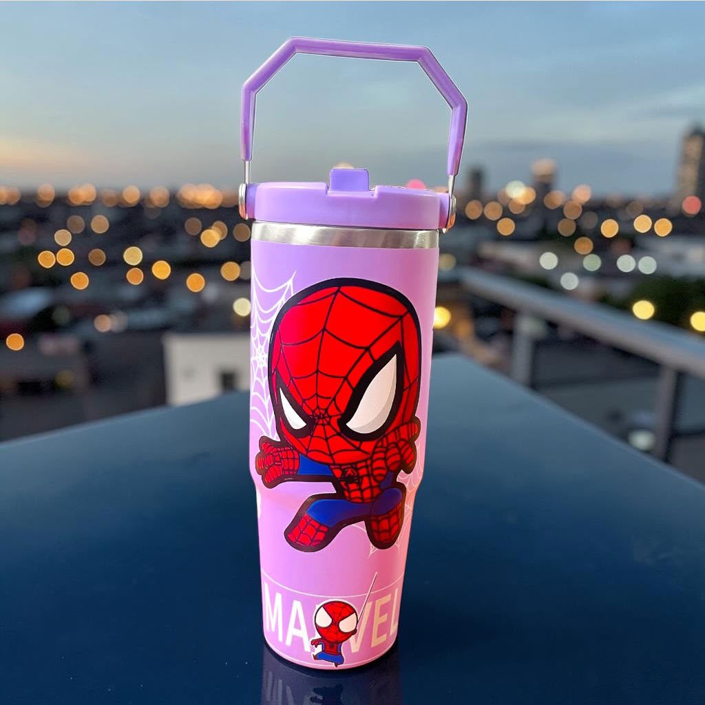 stainless steel tumbler| insulated travel tumbler| spiderman tumblers