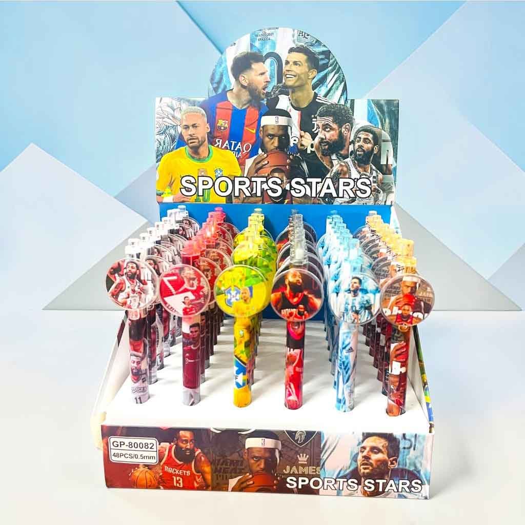 sport star gel pen| fancy pen| cute pen