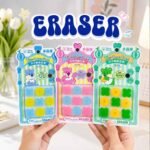 Fancy eraser | cute eraser| tic tac toe eraser