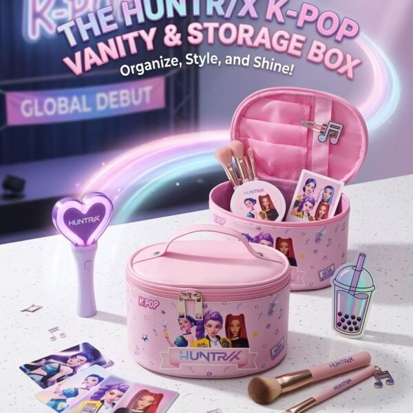 K-Pop Vanity Storage Box| Makeup Organizer| Cosmetic Storage Box