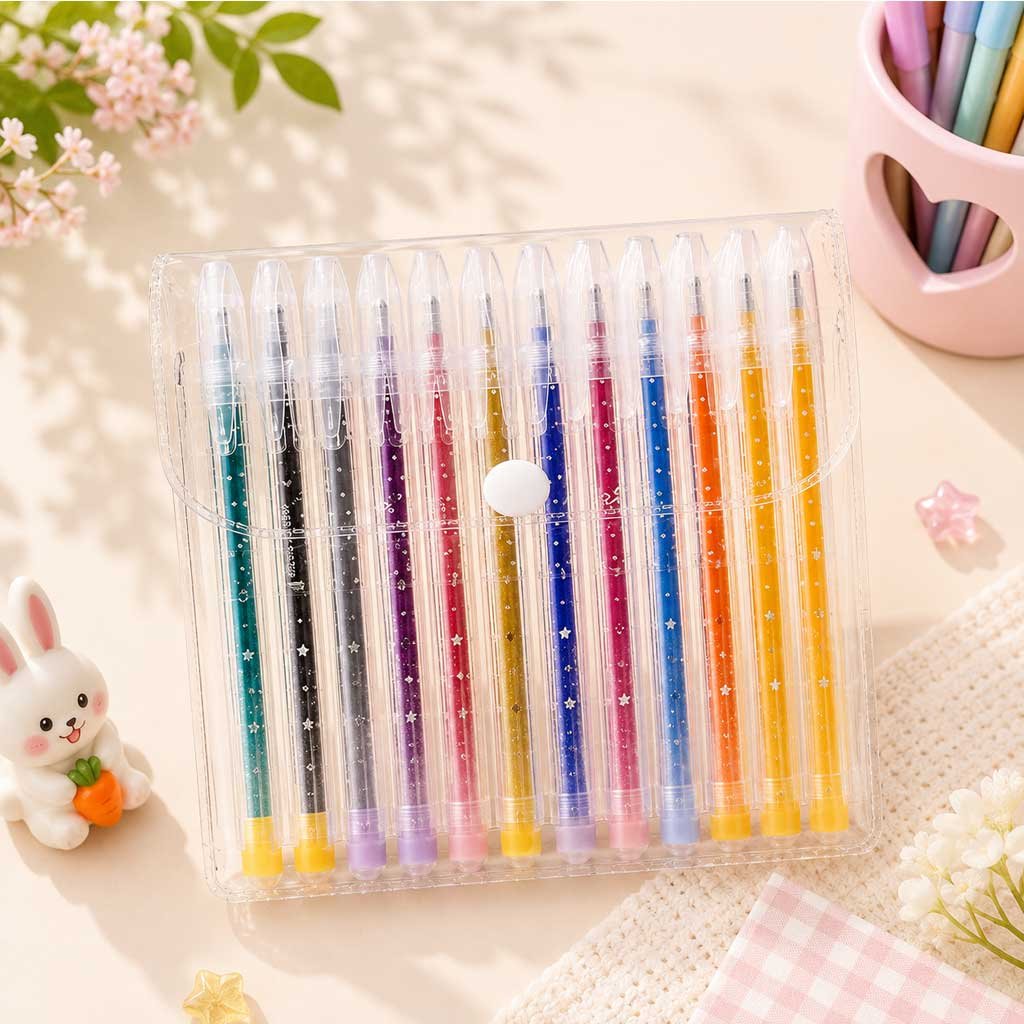 glitter pen | glitter gel pen | colourfull pen