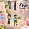 K Pop Silicone Keychain | Rubber Keychain | K Pop Keychain