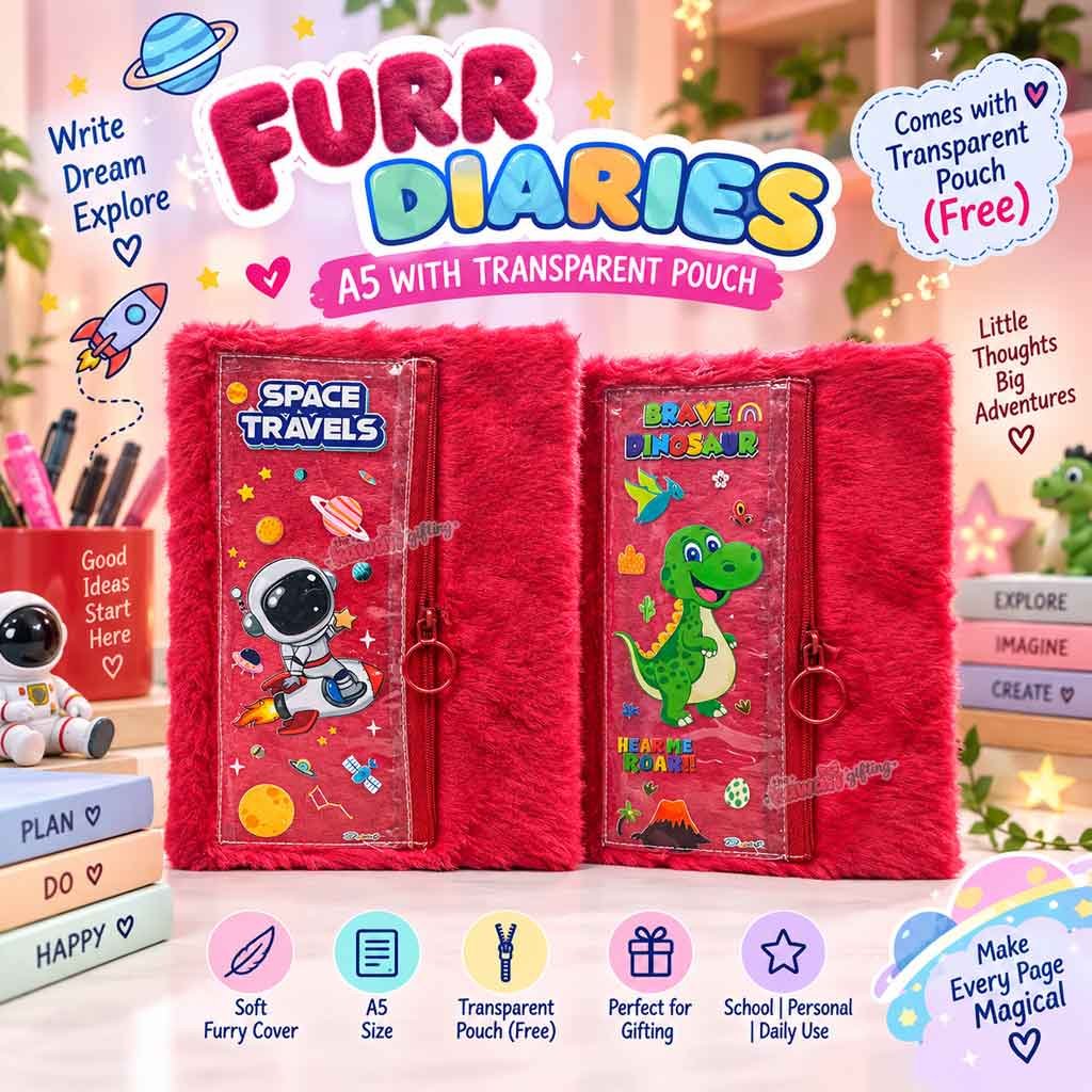 A5 Diary | Cute Diary | Fur Diary