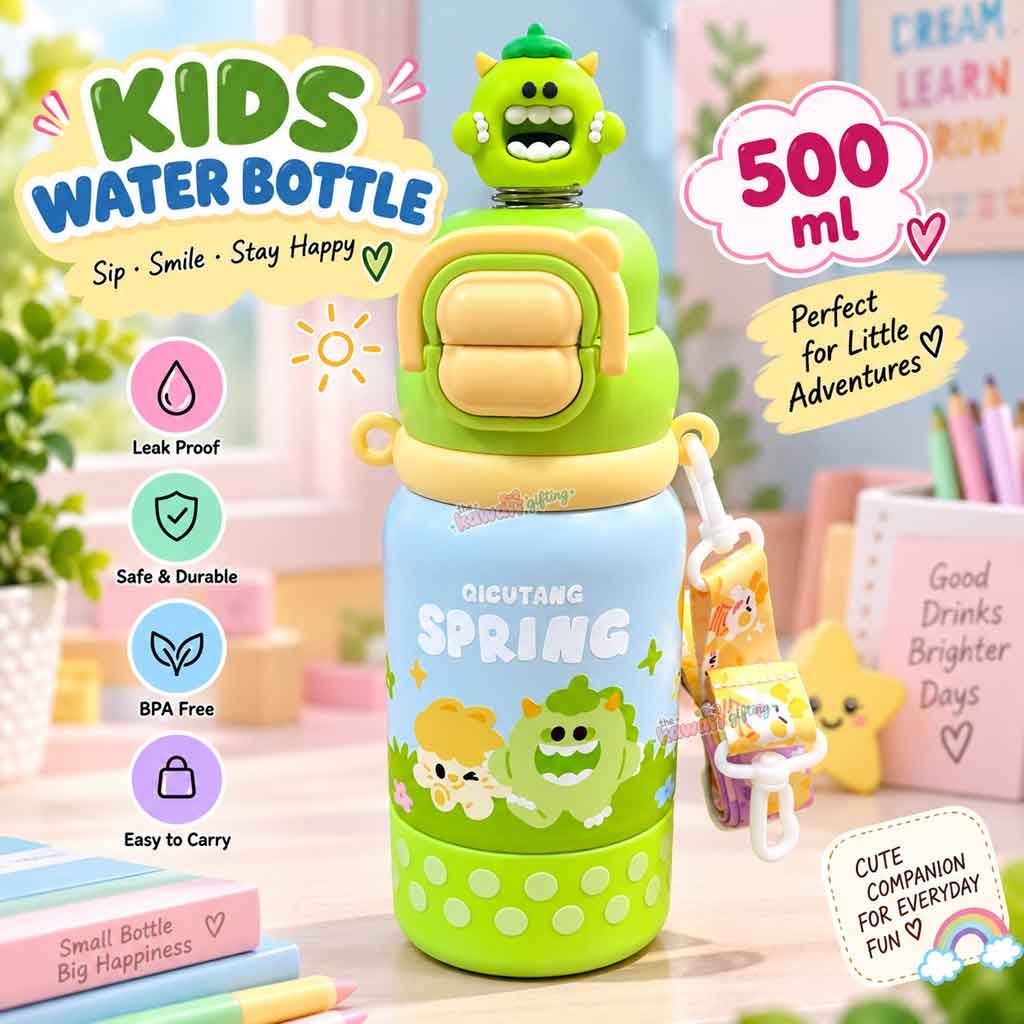 Cute Water Bottle | Insulated Water Bottle | Steel Water Bottle