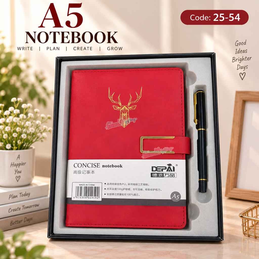A5 Notebook | A5 Diary | Diary with Pen