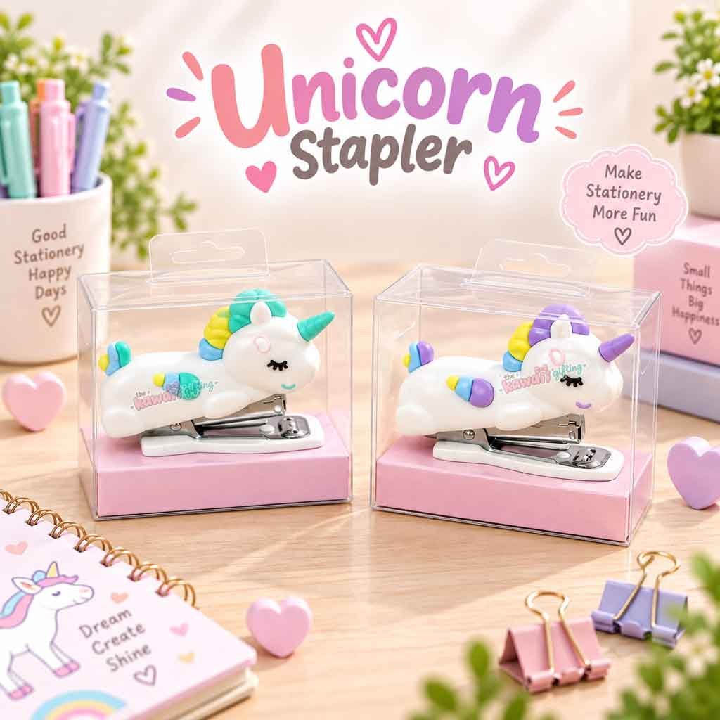Mini Stapler | Small Stapler | Kawaii Stationery