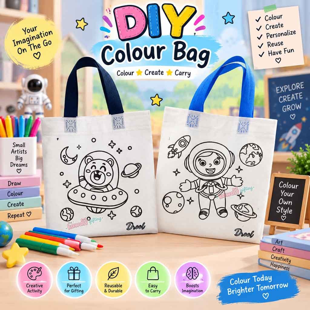 DIY Color bag | Gift Bag | Canvas Bag