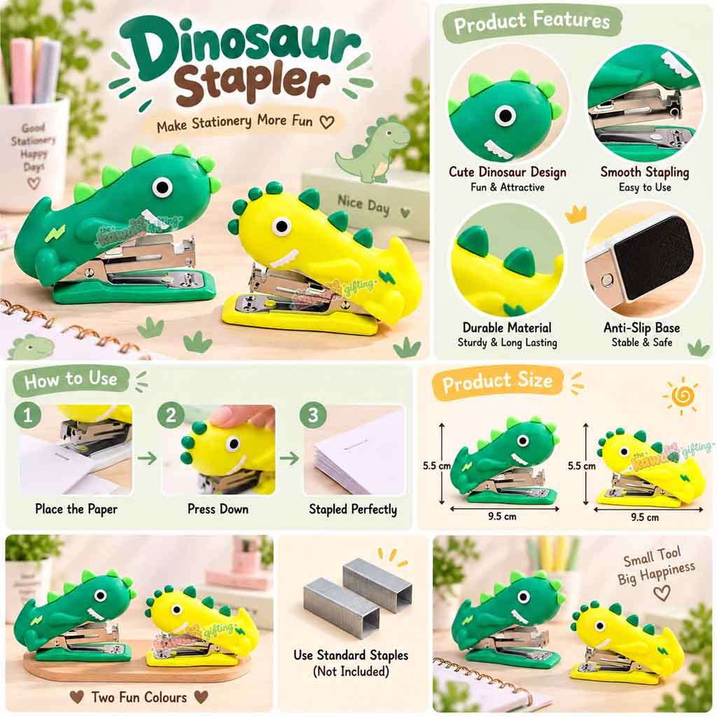 Mini Stapler | Pocket Stapler | Kawaii Stationery
