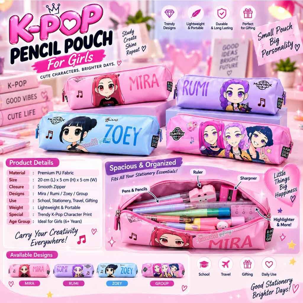 Pencil Pouch | Stationery Pouch | Stationery Kit