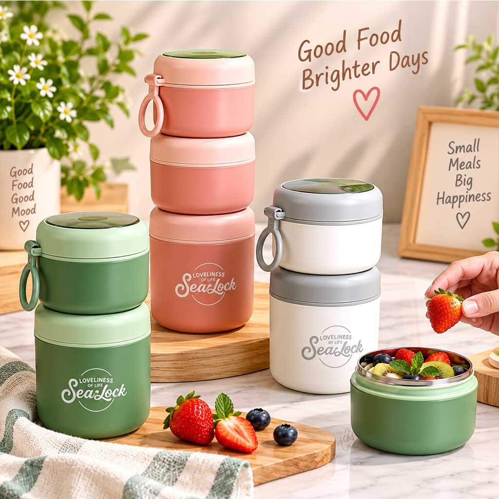 Insulated Lunch Box | Tiffin Box | Thermal Lunch Box