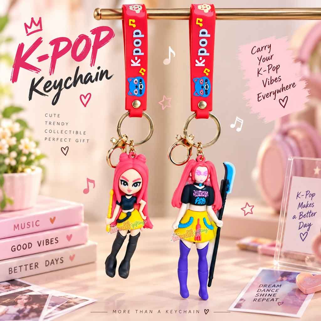 K Pop Silicone Keychain | Rubber Keychain | K Pop Keychain