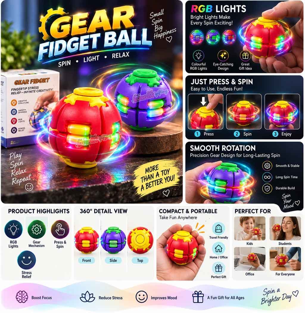 Spin Fidget Toy | Spinner Ball | Fidget Spinner