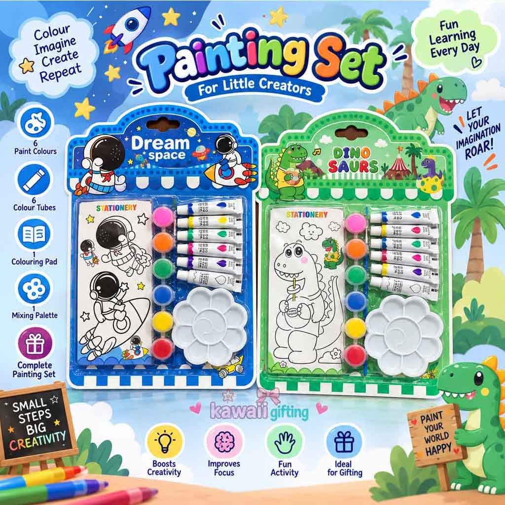 painting stationery gift set| painting set| mini stationery set