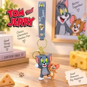 Tom & Jerry keychain | Cute Keychain | Rubber Keychain
