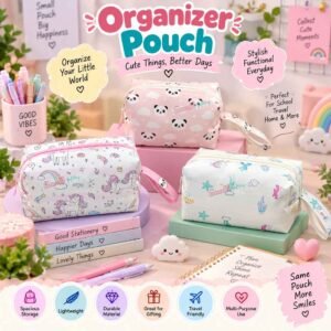 Organizer Pouch | Stationery Pouch | Makeup Pouch