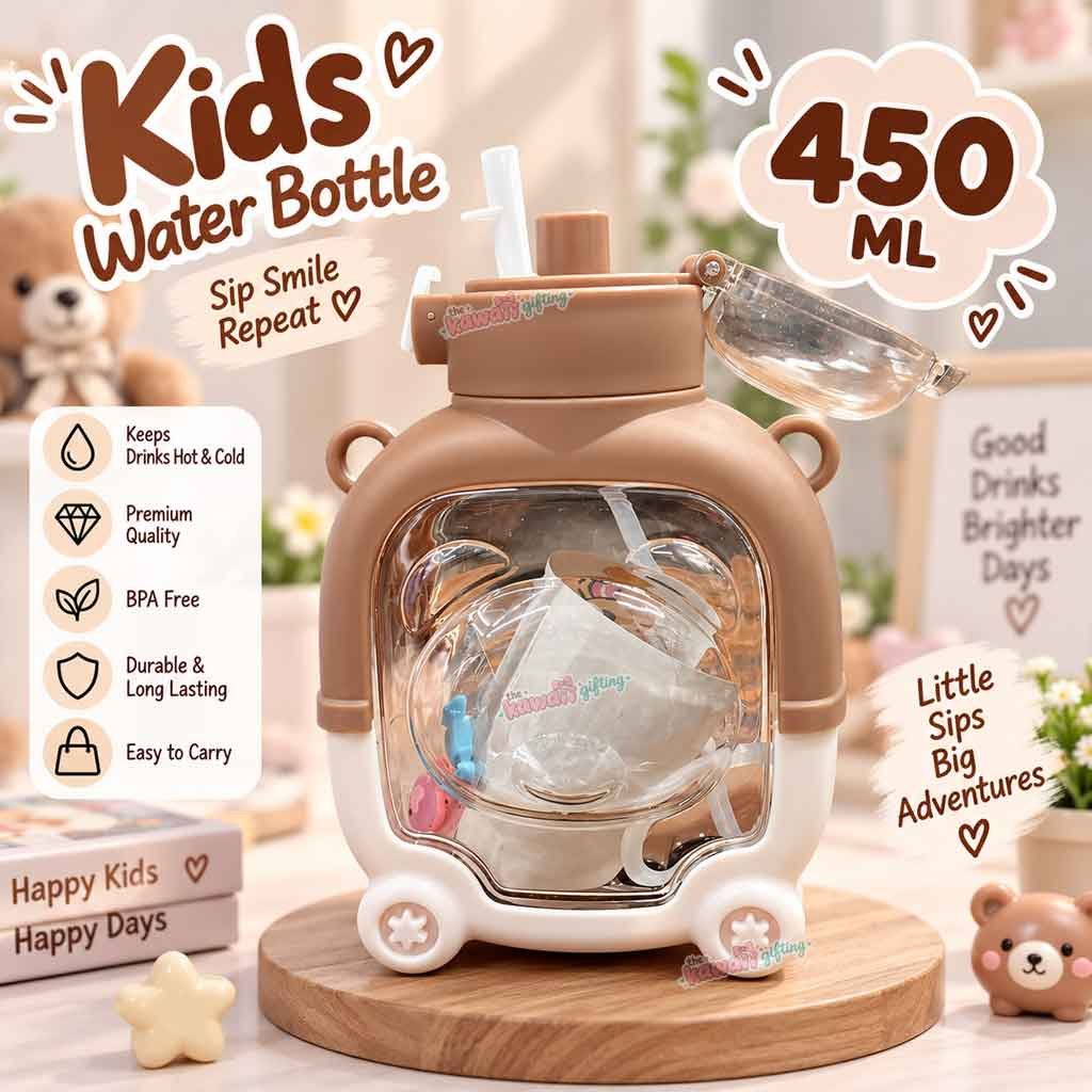 Cute Water Bottle | Cute Bottle | Cute Sipper Bottle