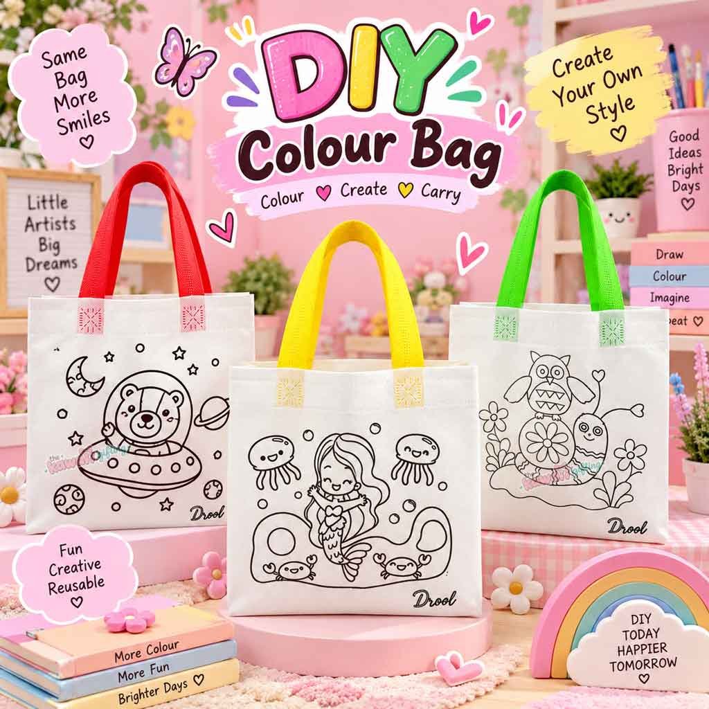 DIY Color bag | Gift Bag | Canvas Bag