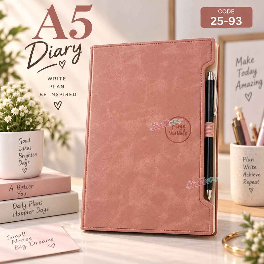 A5 Diary | A5 Notebook | Diary with Pen