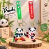 Panda Keychain | Cute keychain | Rubber Keychain