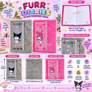 A5 Diary | Cute Diary | Fur Diary