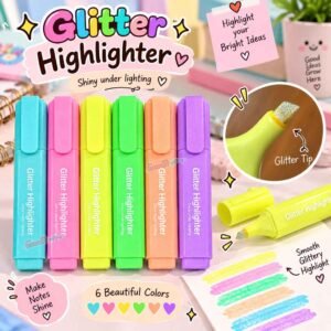 Highlighter pen set | Glitter Highlighter | pen highlighter