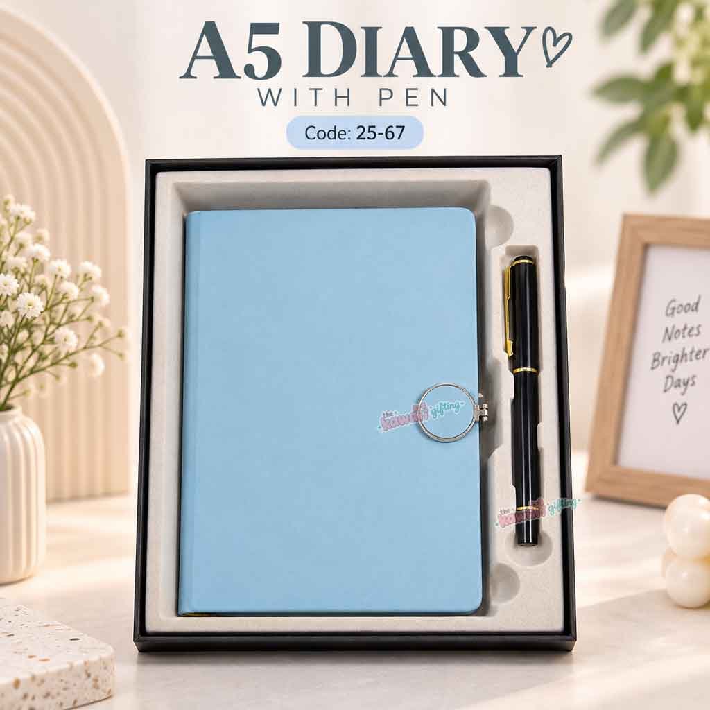 Diary with pen | A5 Diary | Journal