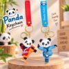 Panda Keychain | Cute keychain | Rubber Keychain
