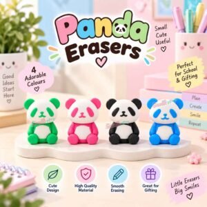 Panda Eraser Fancy | Cute Eraser | Fancy Eraser