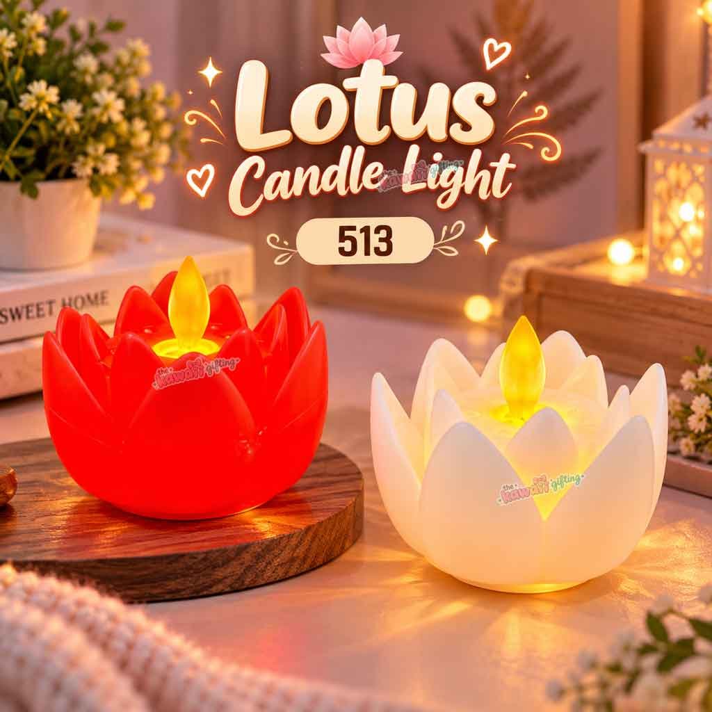 LEd Candle | Lotus Candle | Light Candle