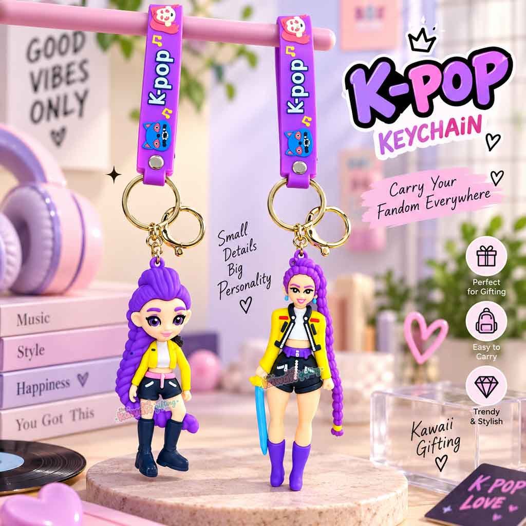 K Pop Silicone Keychain | Rubber Keychain | K Pop Keychain