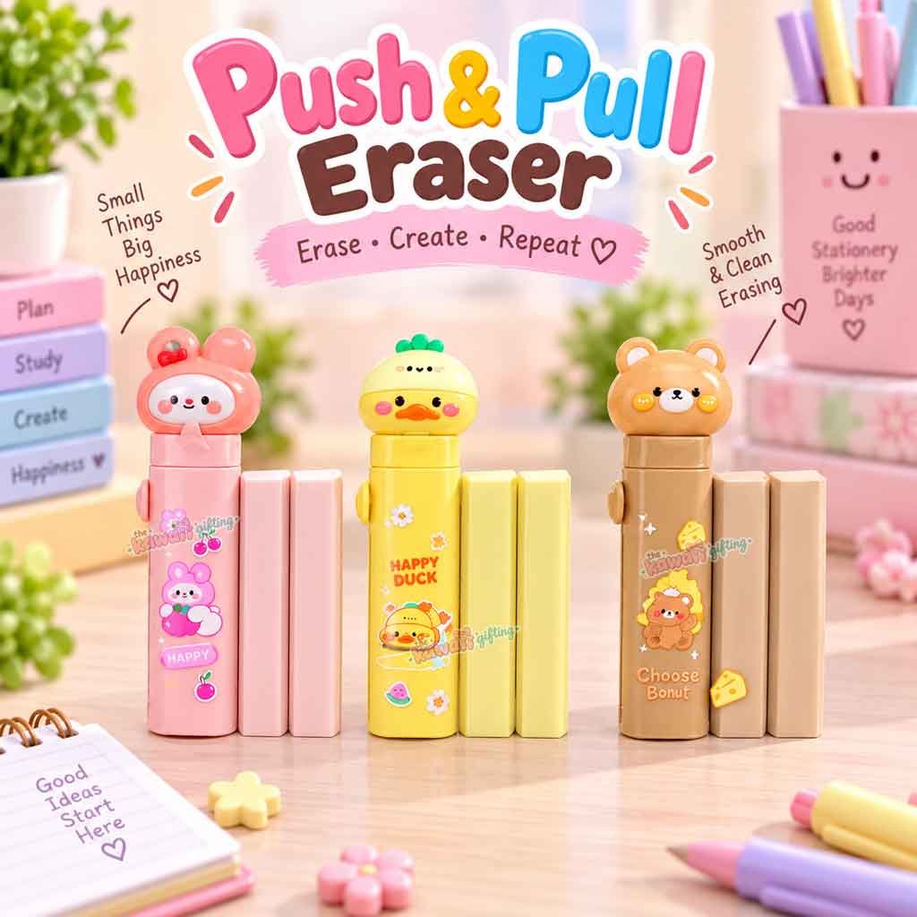 Retractable Eraser | Fancy Eraser | Fancy Stationery
