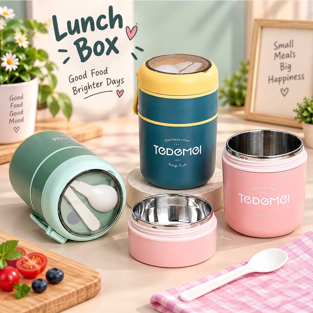 Insulated Lunch Box | Tiffin Box | Thermal Lunch Box