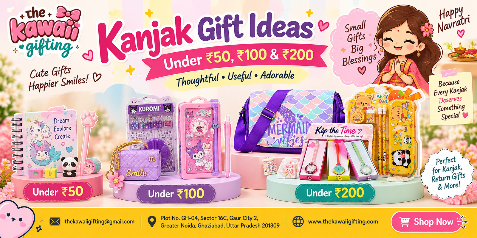 Kanjak Gift Idea | Kanya Pujan Gift | Gift Ideas