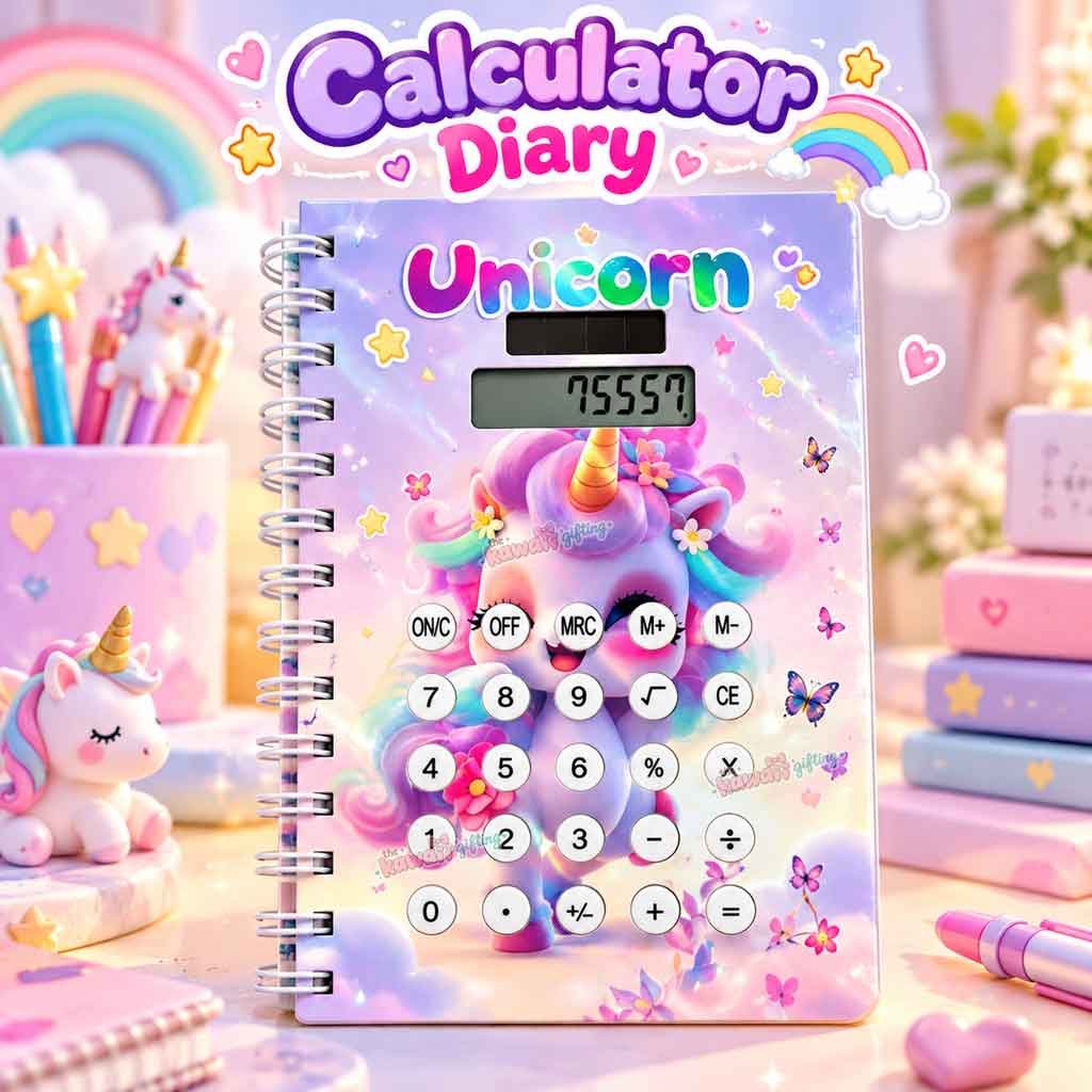 Calculator Diary | Cute Diary | Cute Journal